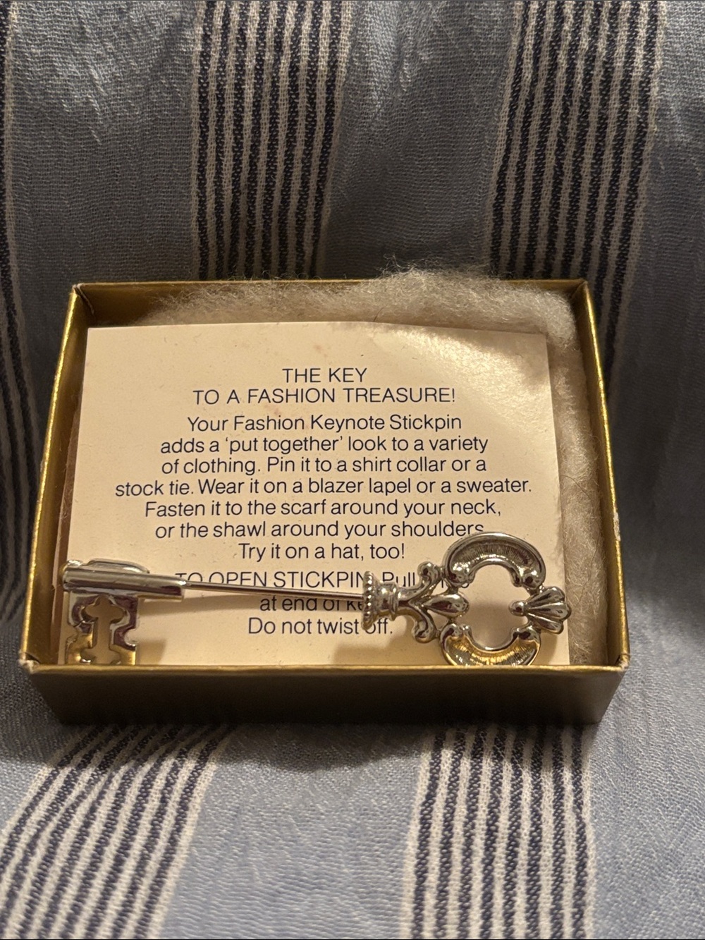 Avon Fashion Keynote Stickpin
